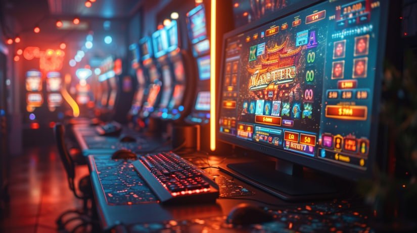 Professional live blackjack dealer at 3d77 casino table with HD camera